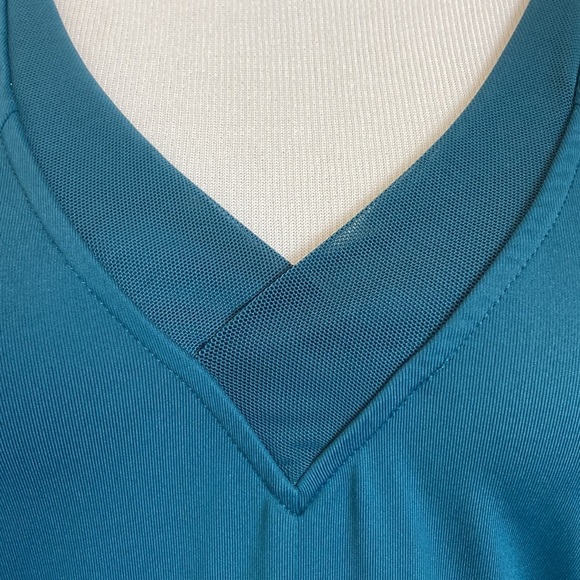 TITLE NINE- Freelance Dress Solid Fit& Flare V Neck Romper Athletic Gorp Skort - Picture 9 of 16